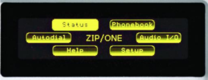 Z/IP ONE Main Menu