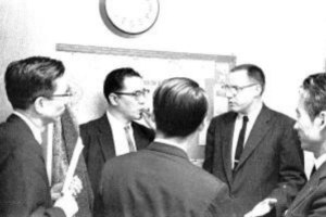Bill Tynan (2nd from right) hosts JBC visitors