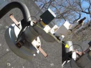 coax with a loose connector