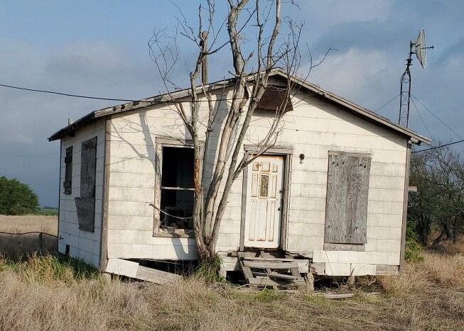 Station with no windows or stairs.