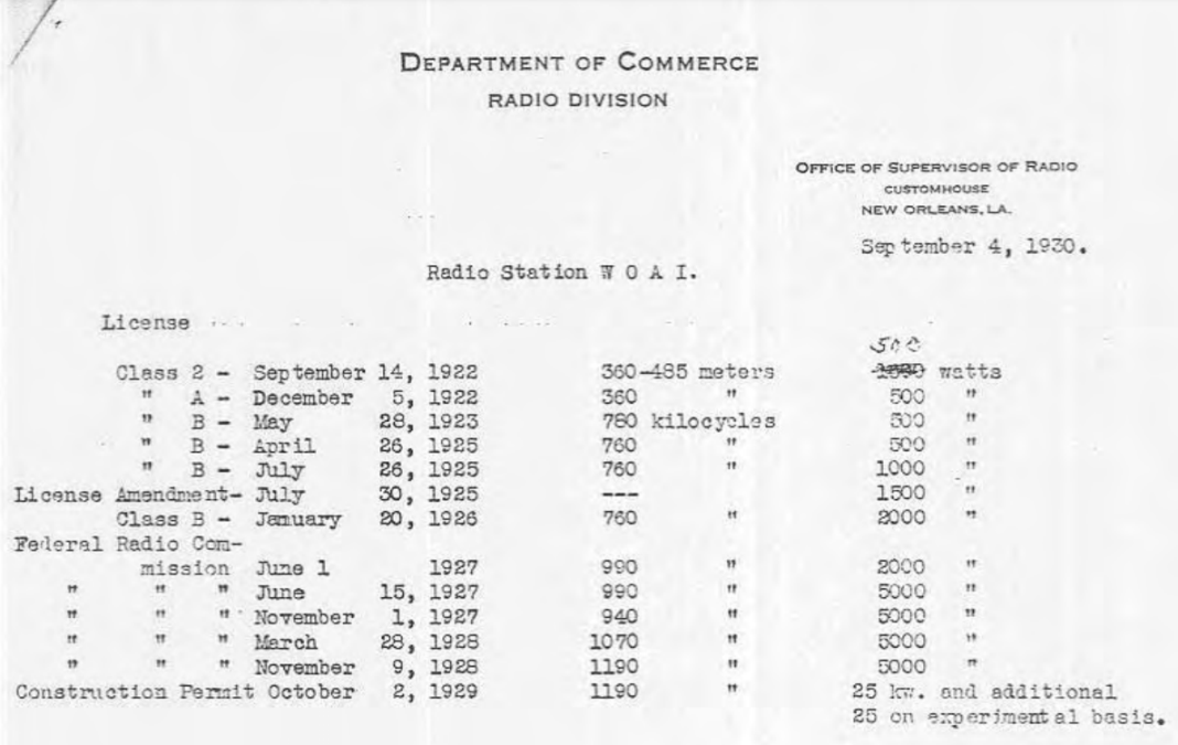 Department of Commerce letter